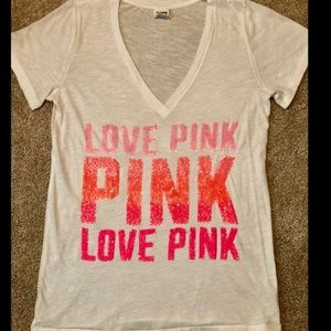 VS PINK v-neck plunge shirt